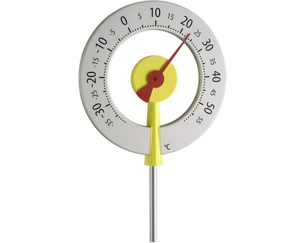 TFA Dostmann Analoges Design-Gartenthermometer LOLLIPOP 12.2055