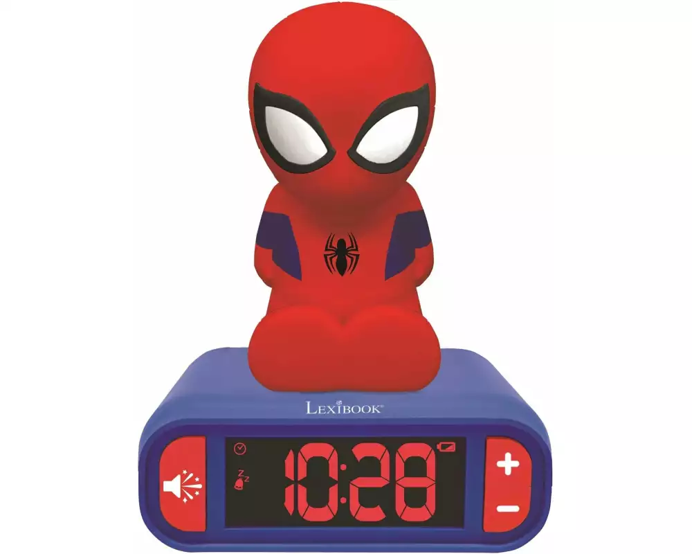 Lexibook Nachtlicht-Wecker Spider-Man