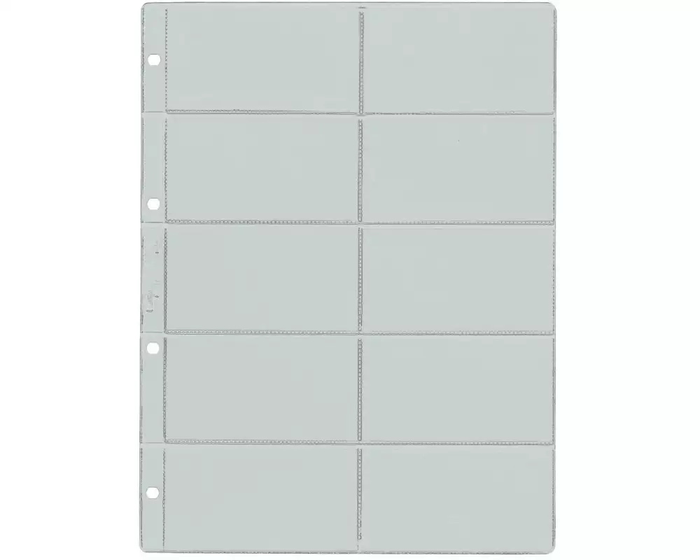 Kolma Zeigetasche A4 Visit Transparent, 10 Stück