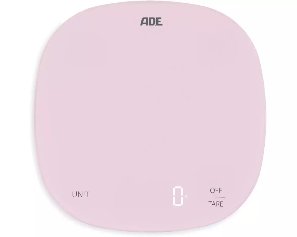 ADE Küchenwaage Kyra 18 x 18 cm Pastellrosa