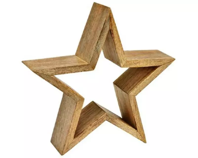 G. Wurm Aufsteller Stern, 34 x 33 x 9cm