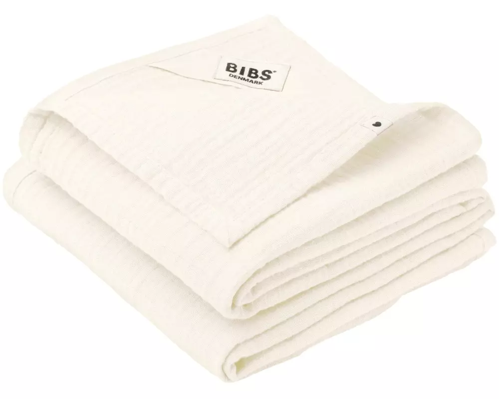 Bibs Mulltuch 2er Set Ivory 70 x 70 cm