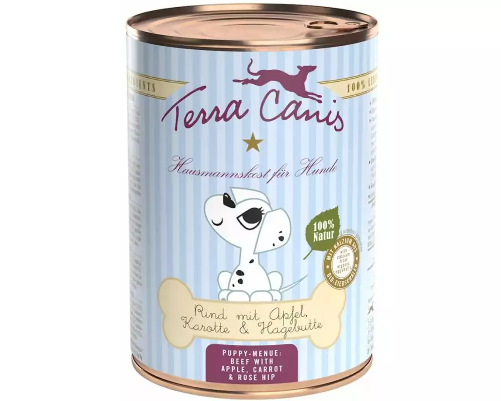 Terra Canis Nassfutter Menü für Welpen Rind, 400 g
