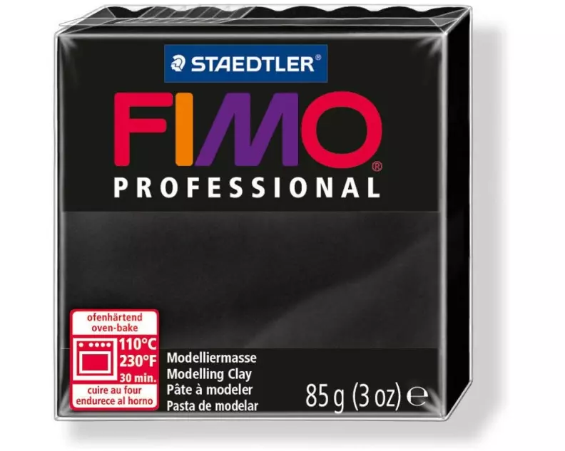 Fimo Modelliermasse Professional Schwarz