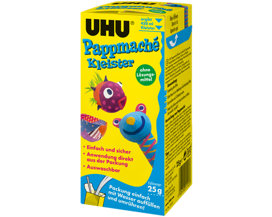 UHU Pappmaché Kleister 51125 f. 450ml