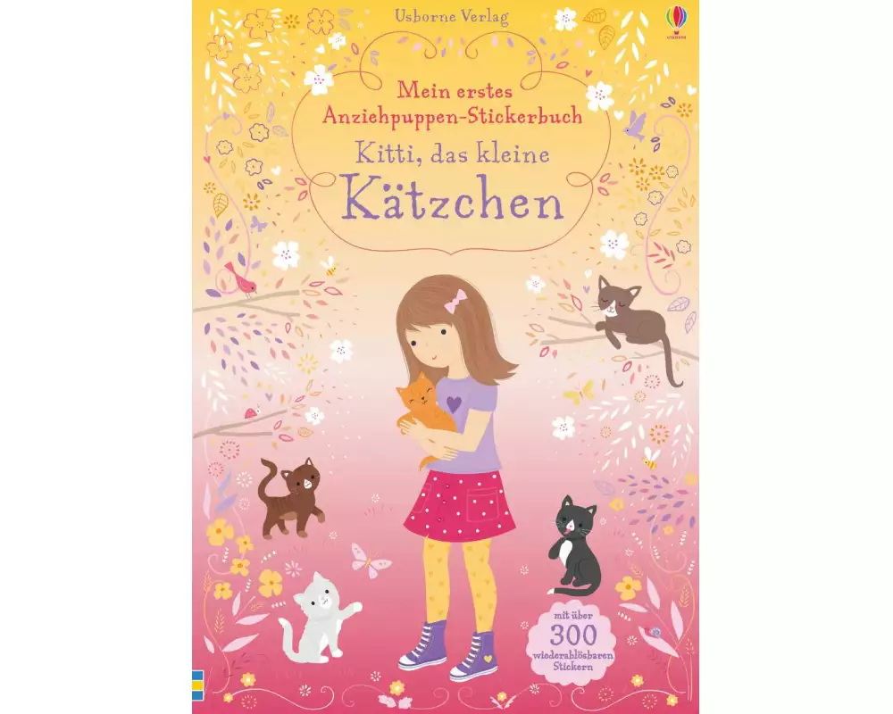 Mein erstes Anziehpuppen-Stickerbuch: Kitti, das kleine Kätzchen