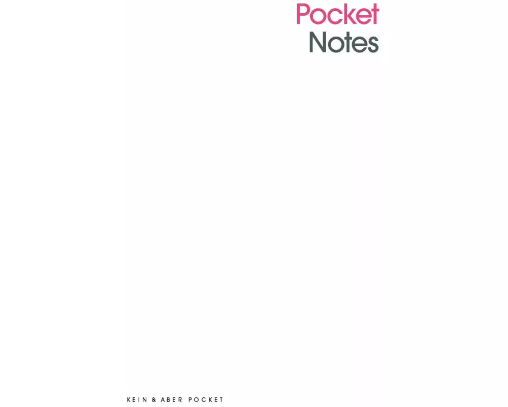 Pocket Notes Pink