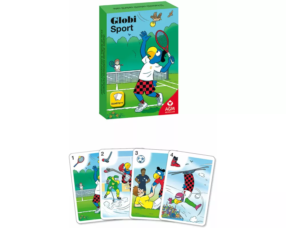 Globi Quartett Sport