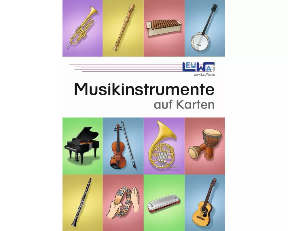 Musikinstrumente auf Karten