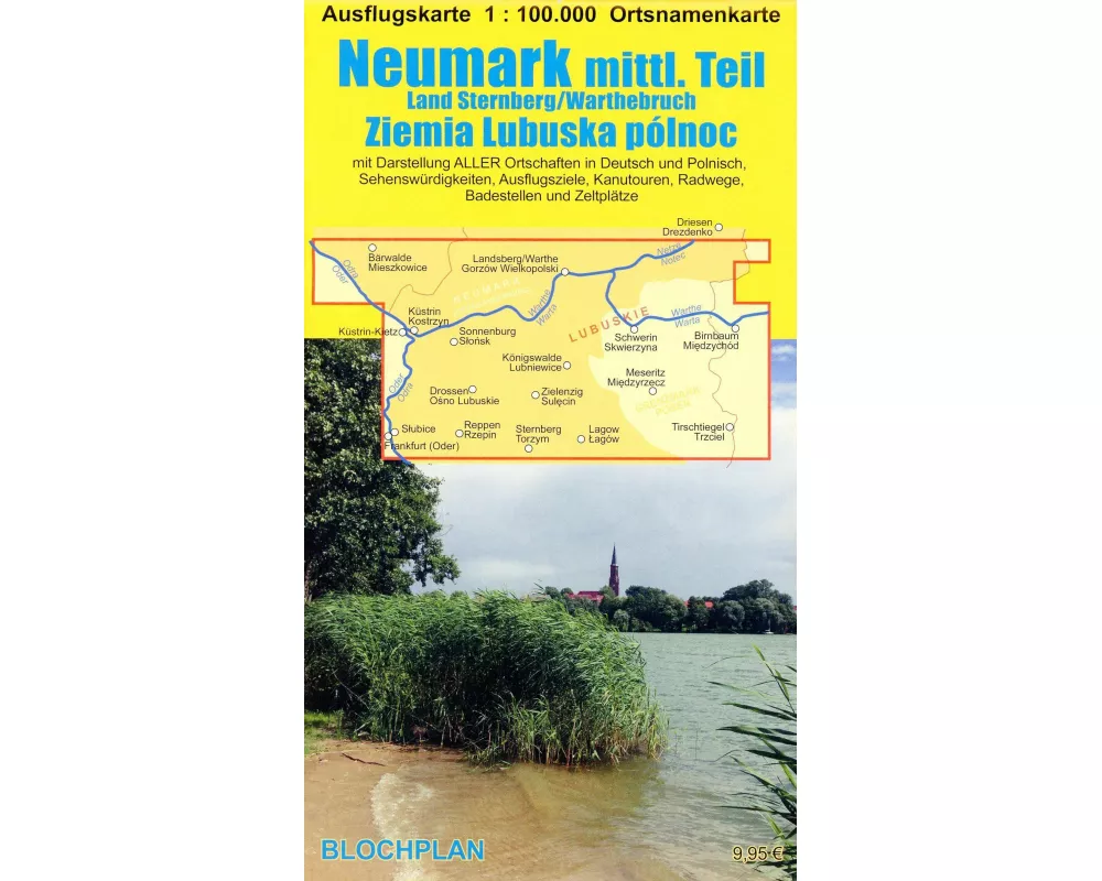 Landkarte Neumark - mittlerer Teil