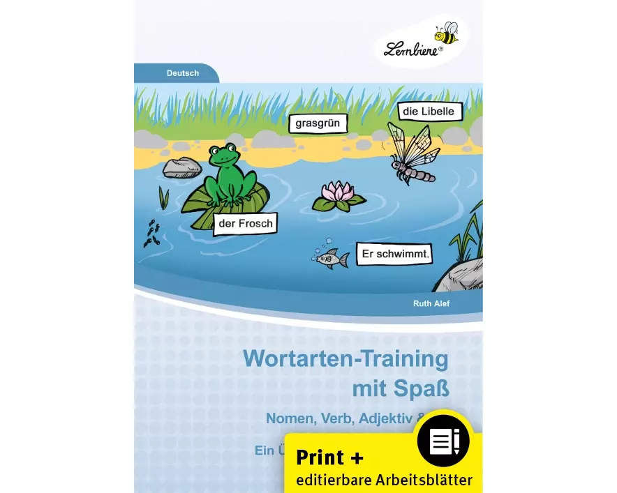 Wortarten-Training mit Spaß - Nomen, Verb