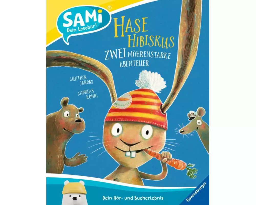 SAMi – dein Lesebär - Hase Hibiskus - Zwei möhrenstarke Abenteuer