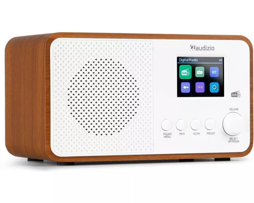 Audizio DAB+ Radio Avio Weiss