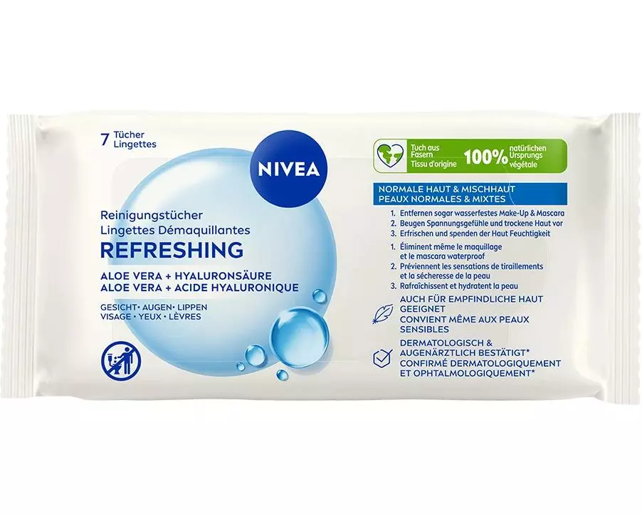 NIVEA Reinigungstücher Mini 1 Stück