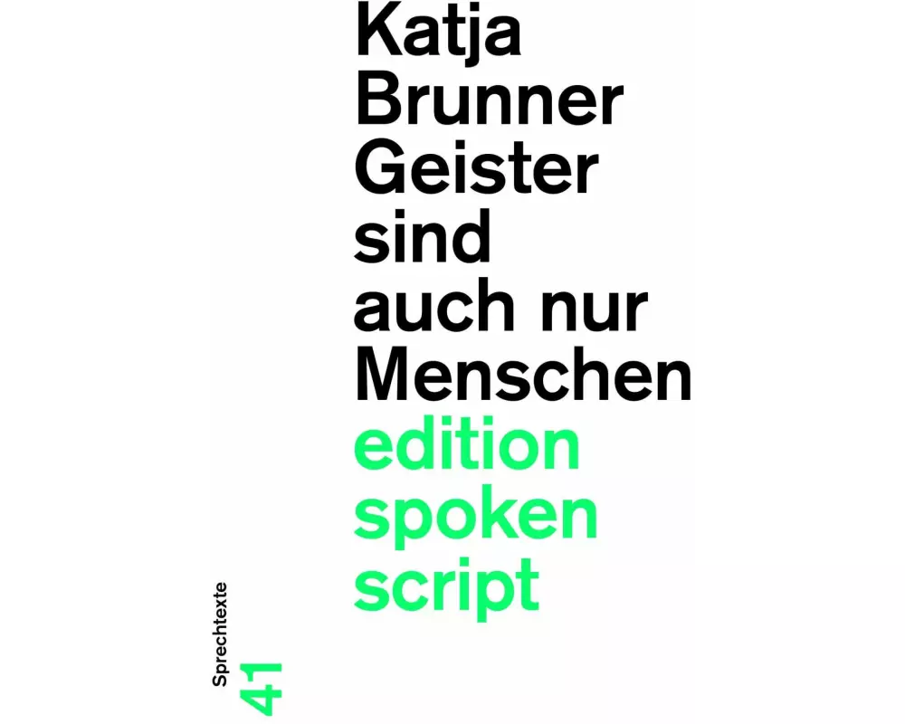 Geister sind auch nur Menschen