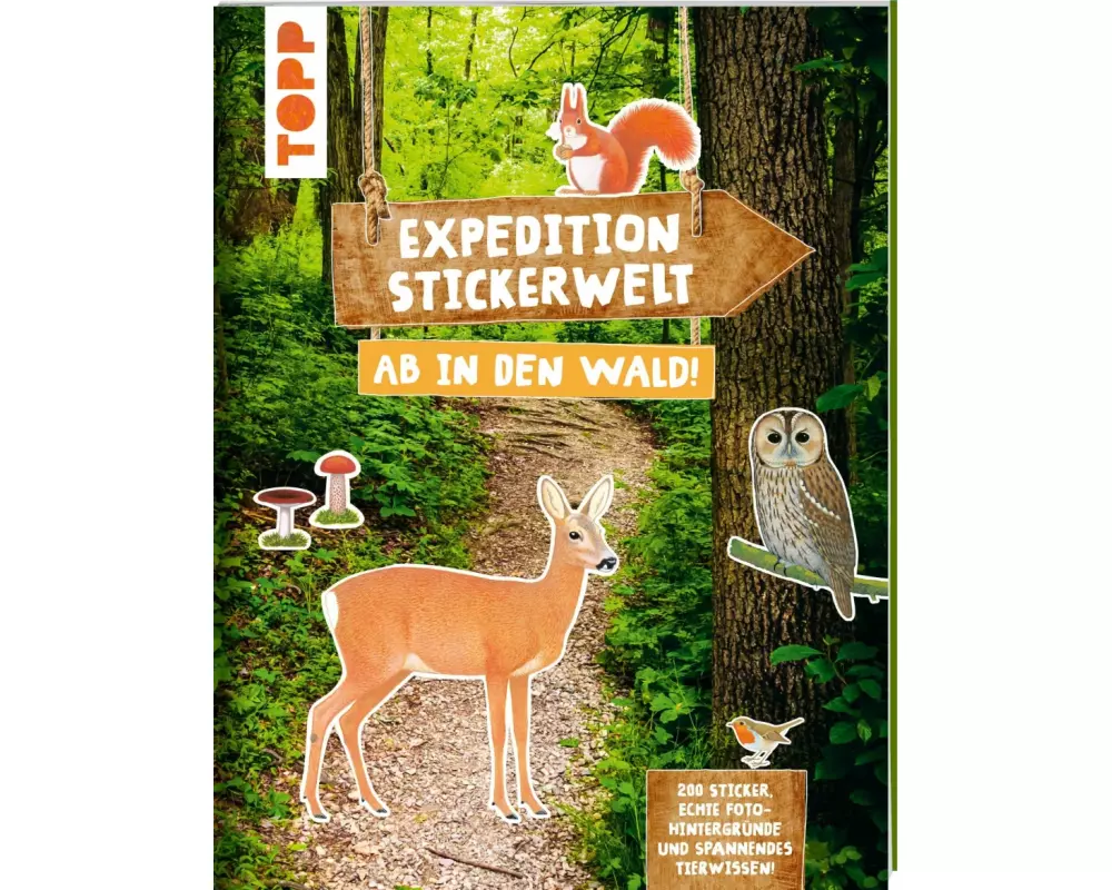 Expedition Stickerwelt - Ab in den Wald!