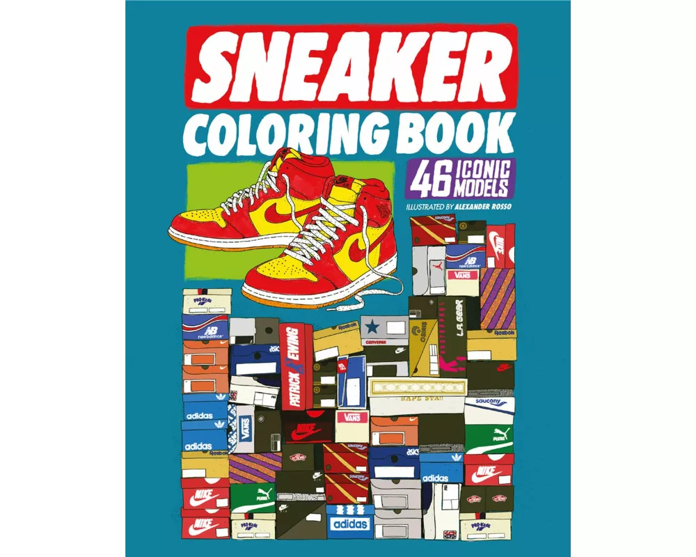 Sneaker Coloring Book