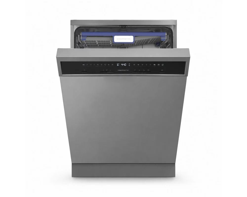Kibernetik GRET606 MasterSeries Geschirrspüler Einbau teilintegriert 60cm silber