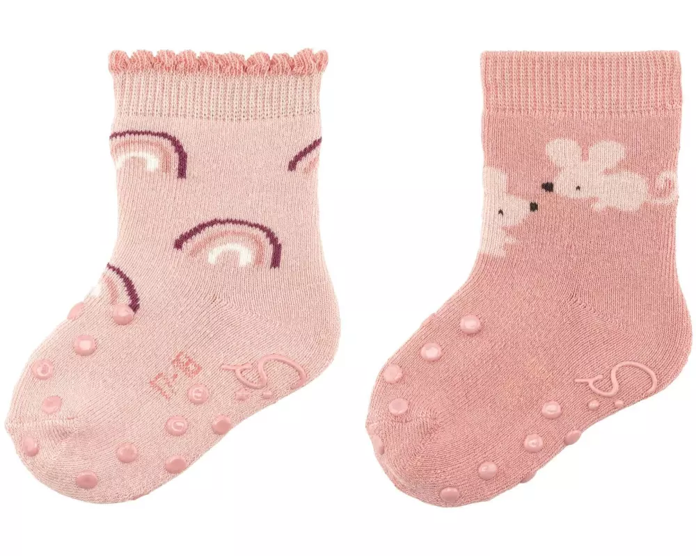 Sterntaler Antirutsch-Socken 2er Set Regenbogen Gr. 17/18