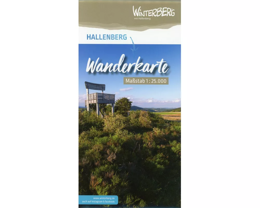 Wanderkarte Hallenberg 1:25 000