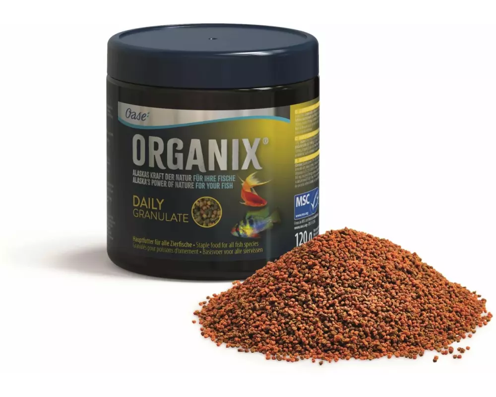 OASE Basisfutter Organix Daily Granulate, 120 g