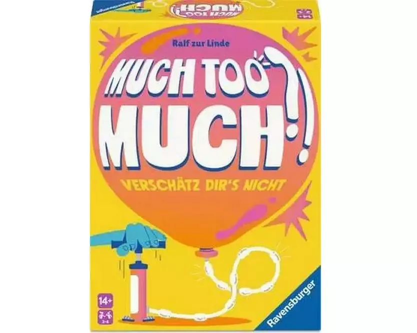 Ravensburger Partyspiel Much too much?! ab 14 Jahren, 2-6 Spieler