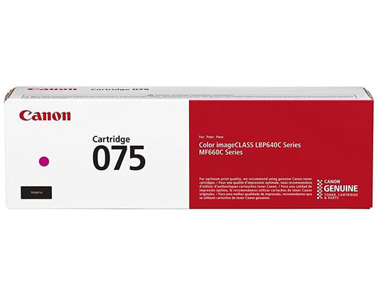 Canon 075 M Original Laser Toner Cartridge