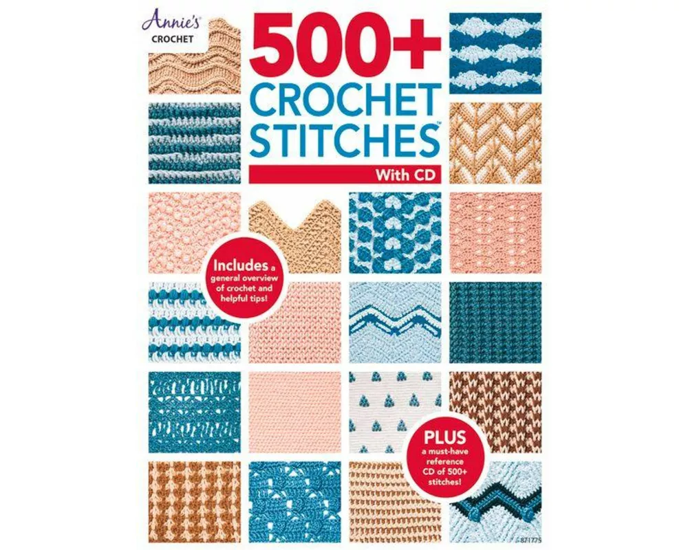 500+ Crochet Stitches with CD