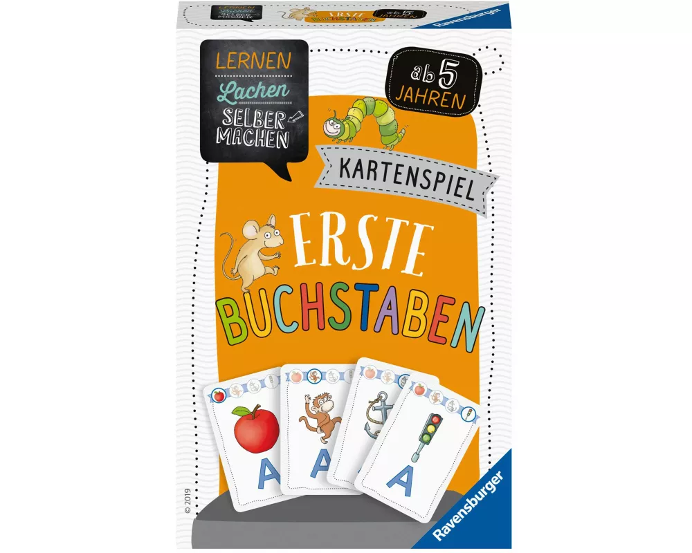 Lernen Lachen Selbermachen: Erste Buchstaben - Kartenspiel ab 5 Jahre