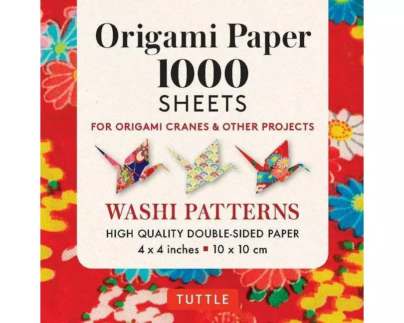Origami Paper Washi Patterns 1,000 sheets 4" (10 cm)