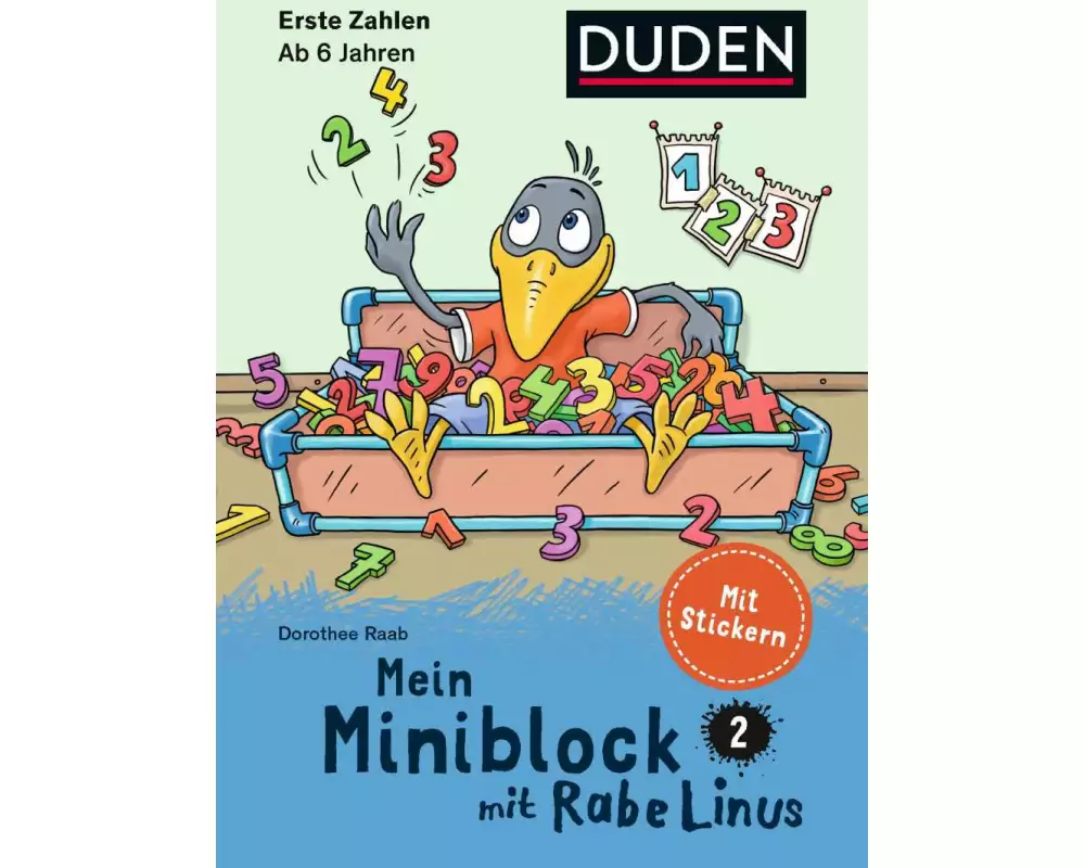 Mein Miniblock mit Rabe Linus - Erste Zahlen