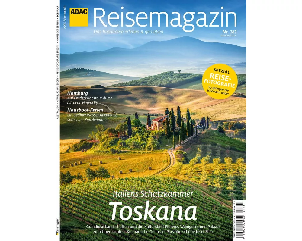 ADAC Reisemagazin Schwerpunkt Toskana
