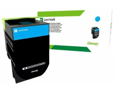LEXMARK 70C2XCE Toner cyan high Capacity corporate