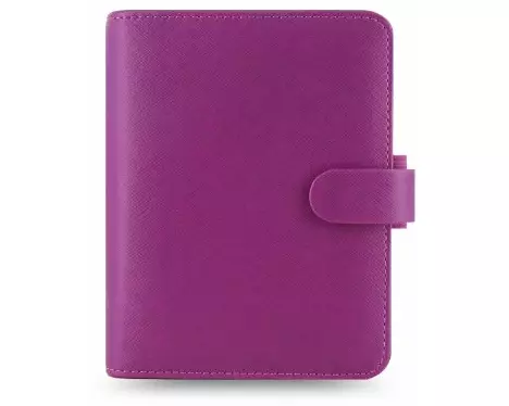 Filofax Pocket Saffiano raspberry organiser