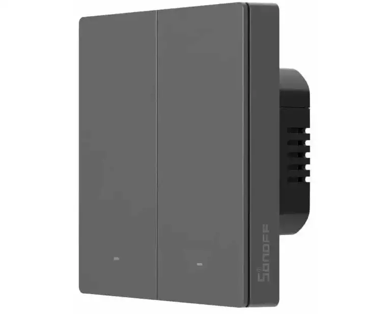 SONOFF SwitchMan M5 2-fach, Matter, Wi-Fi, Grau