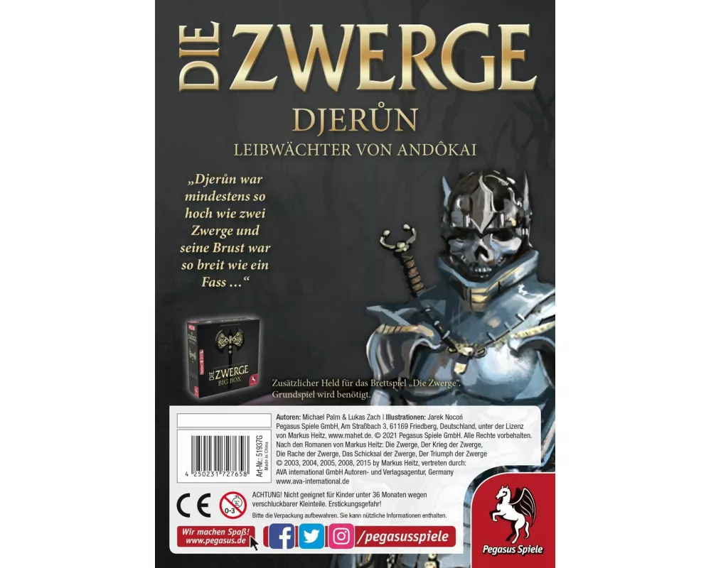 Die Zwerge Charakterpack: Djerun