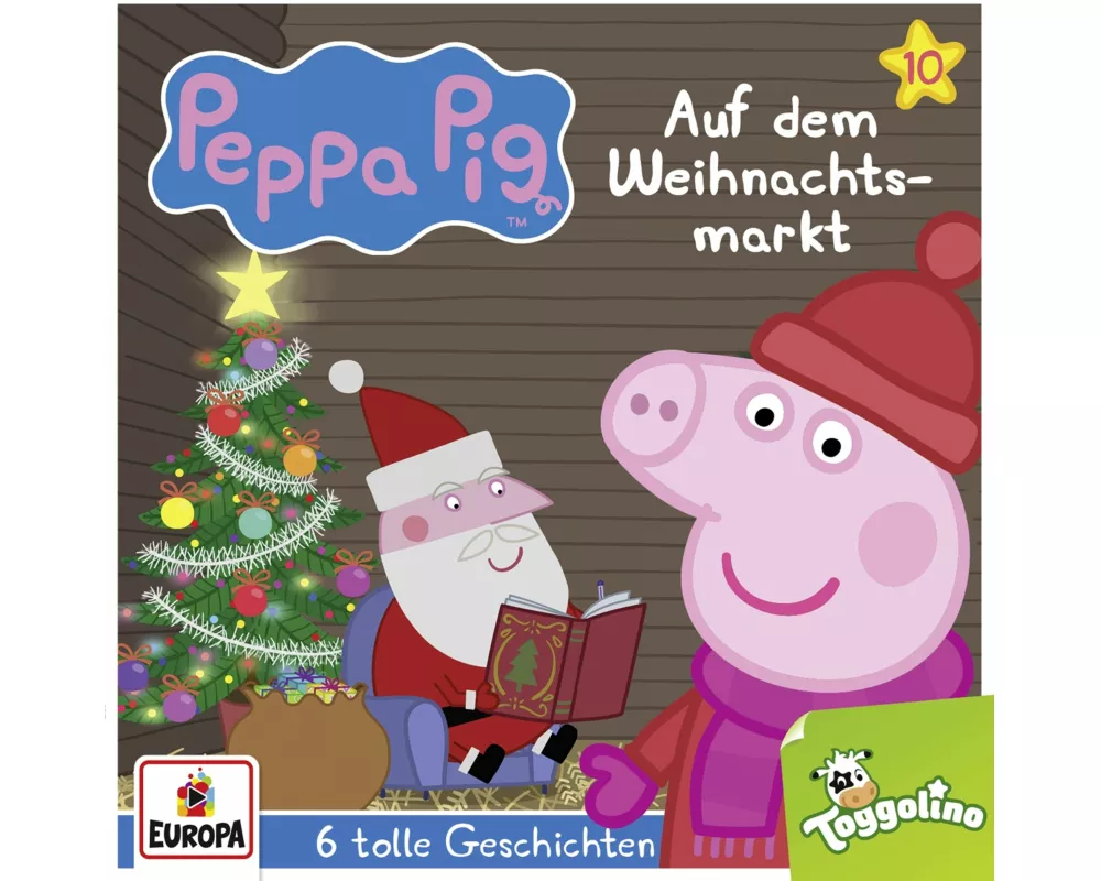 Peppa Pig Hörspiel 10. Auf dem Weihnachtsmarkt (und 5 weitere Geschichten)