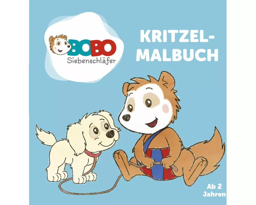 Bobo Siebenschläfer Kritzelmalbuch - ab 2 Jahren