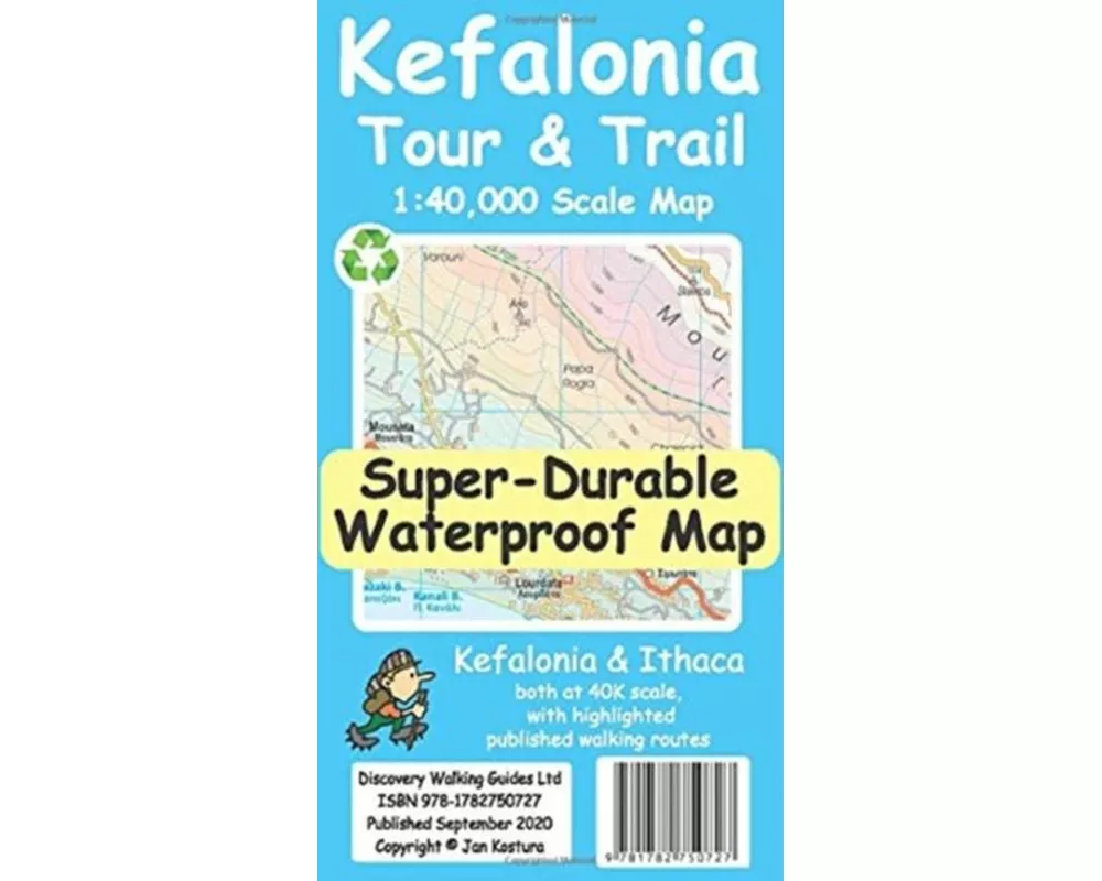 Kefalonia Tour and Trail Map