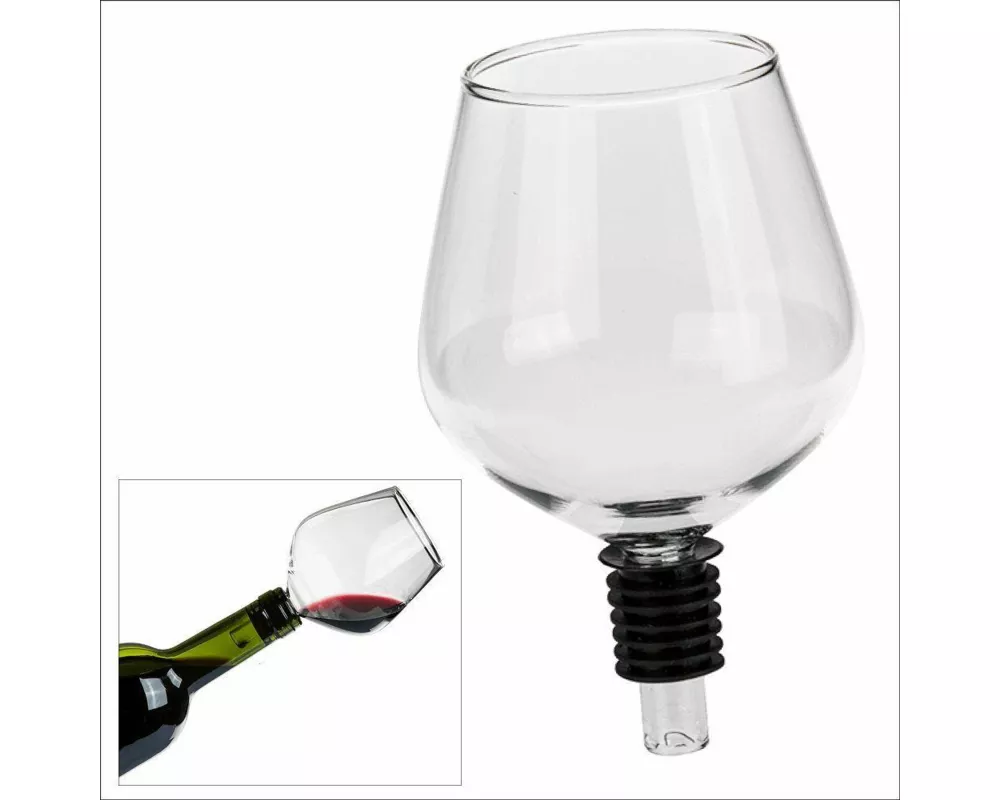 Weinflaschenaufsatz Glas