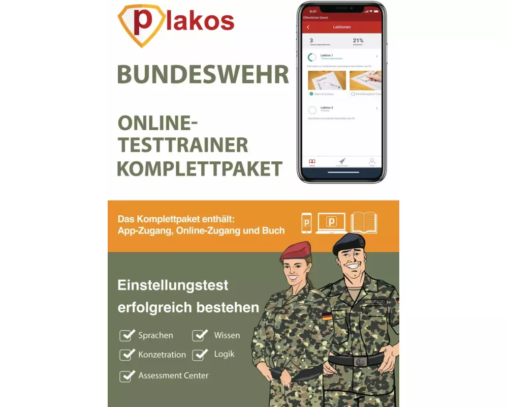 Bundeswehr Einstellungstest Komplettpaket