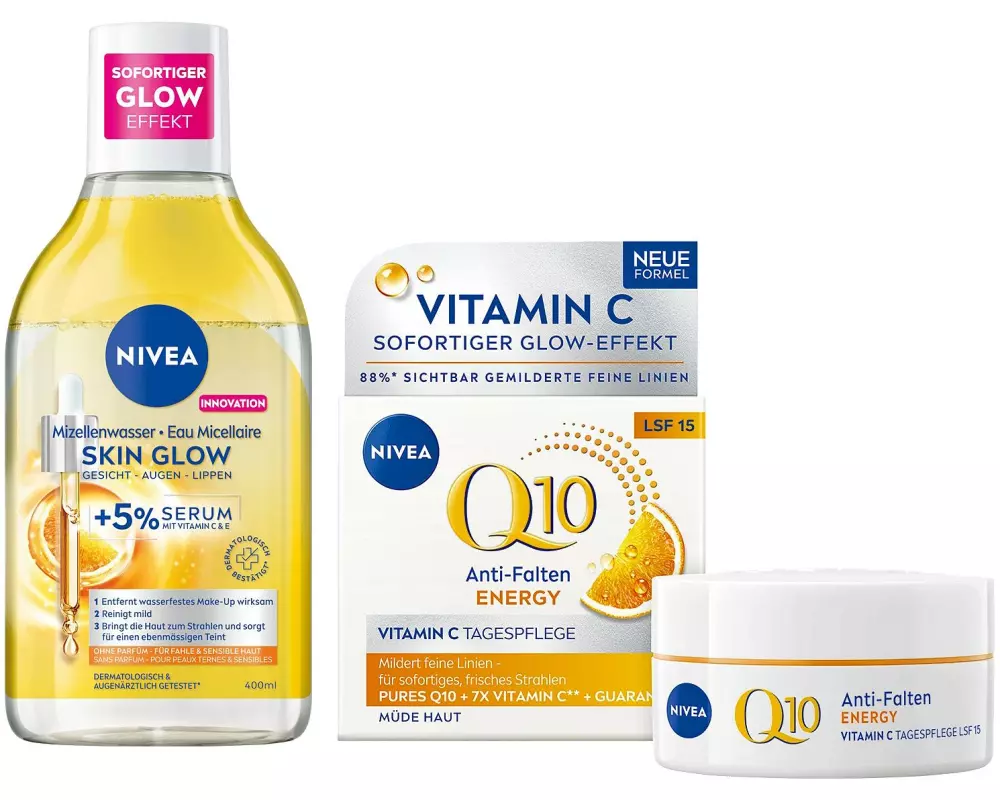 NIVEA Gesichtspflege Vitamin C Glow Routine 2-teilig