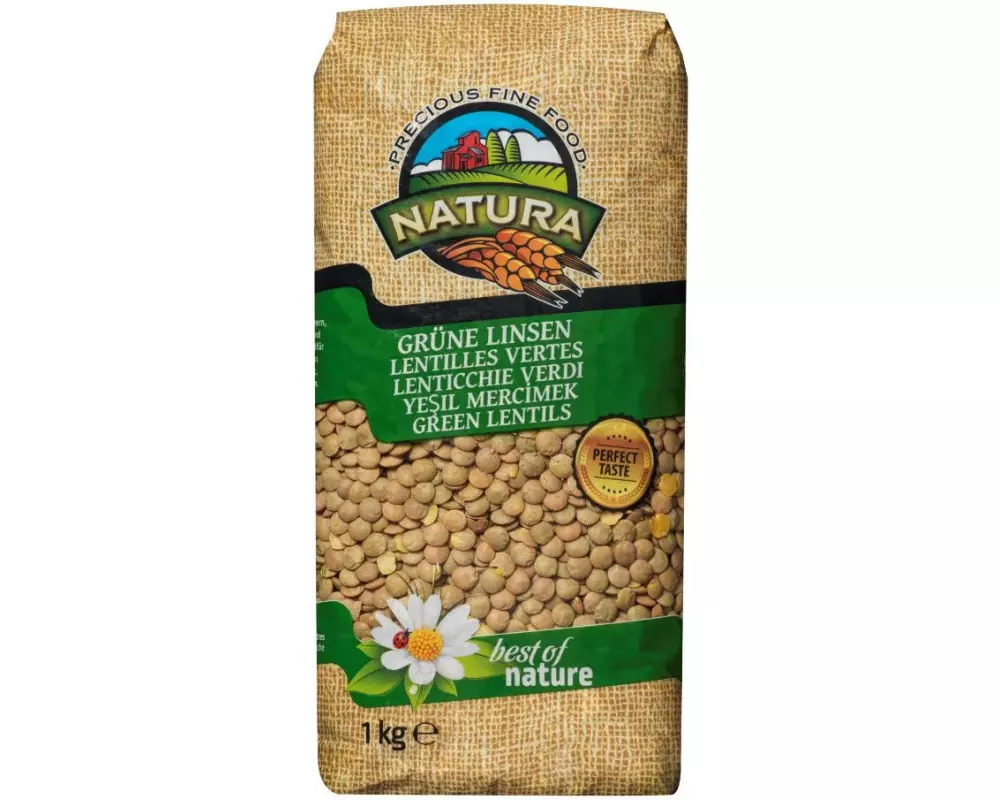Natura Grüne Linsen 1 kg