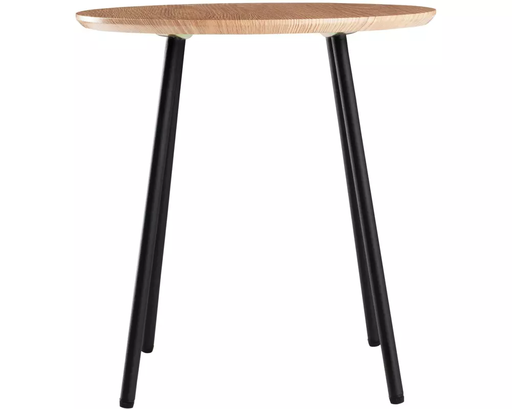 Schou Beistelltisch Ø 40 cm, Braun/Schwarz