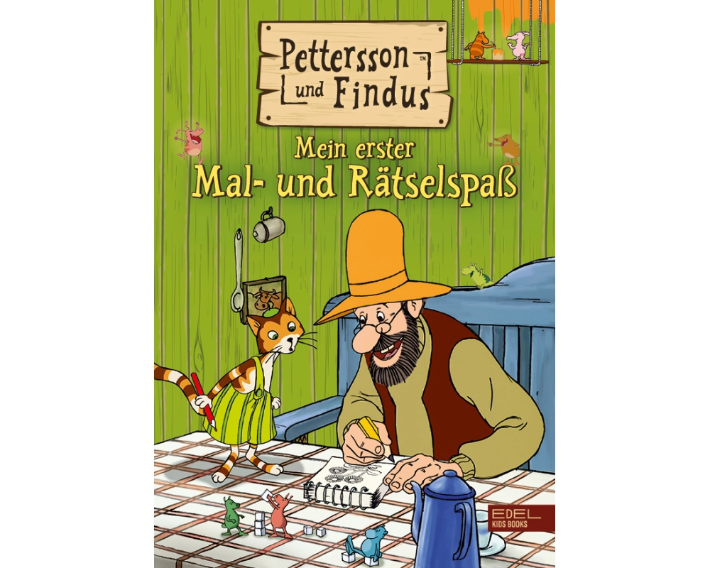 Pettersson und Findus: Mein erster Mal- und Rätselspaß