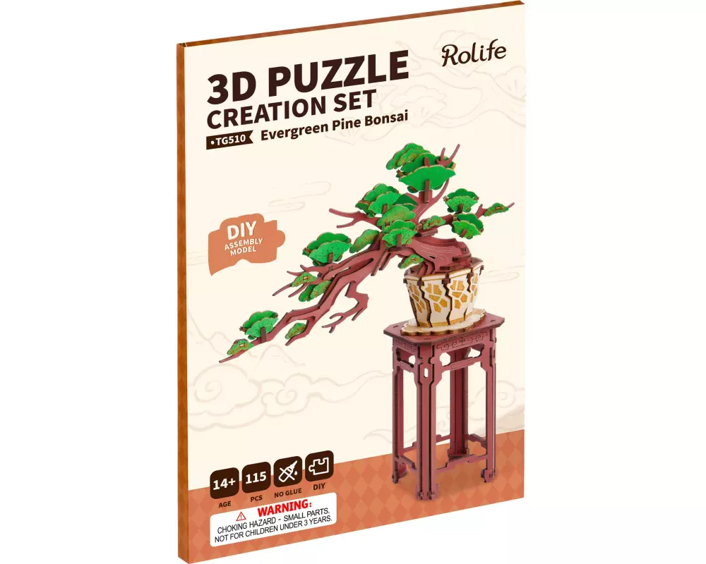 RoboTime Bausatz Immergrüner Pinien Bonsai