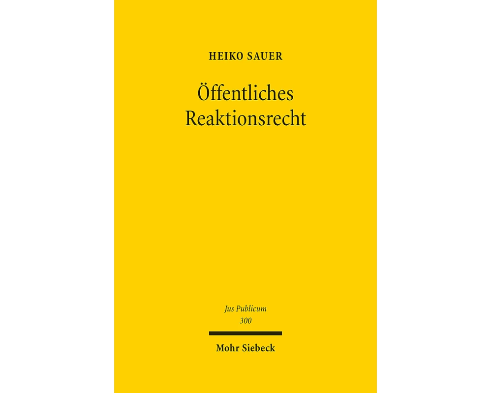 Öffentliches Reaktionsrecht