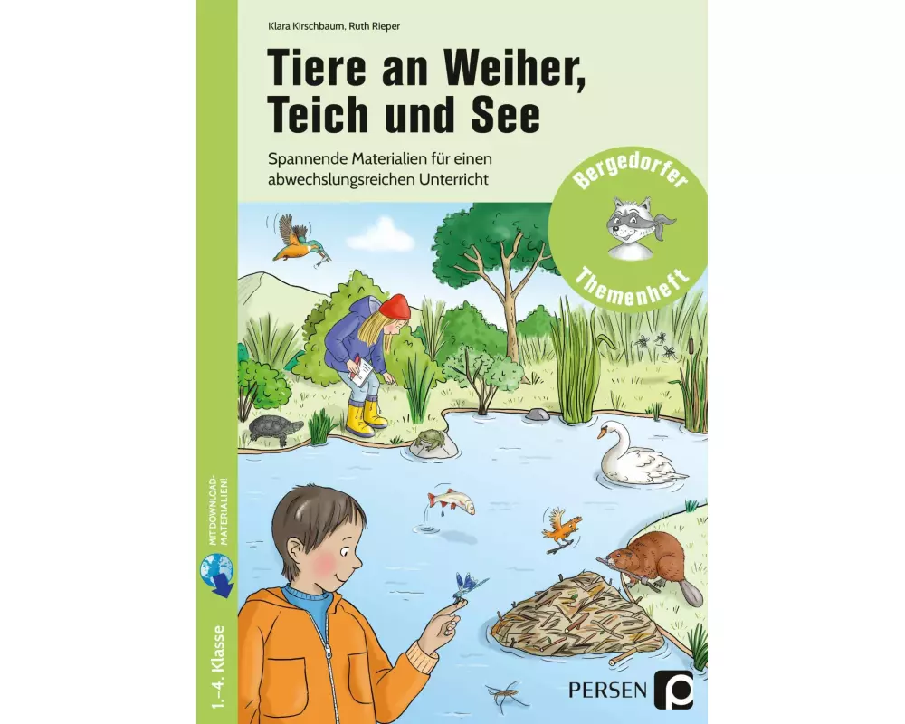 Tiere an Weiher, Teich und See
