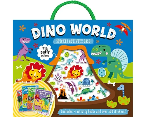 Dino World Sticker Activity Case