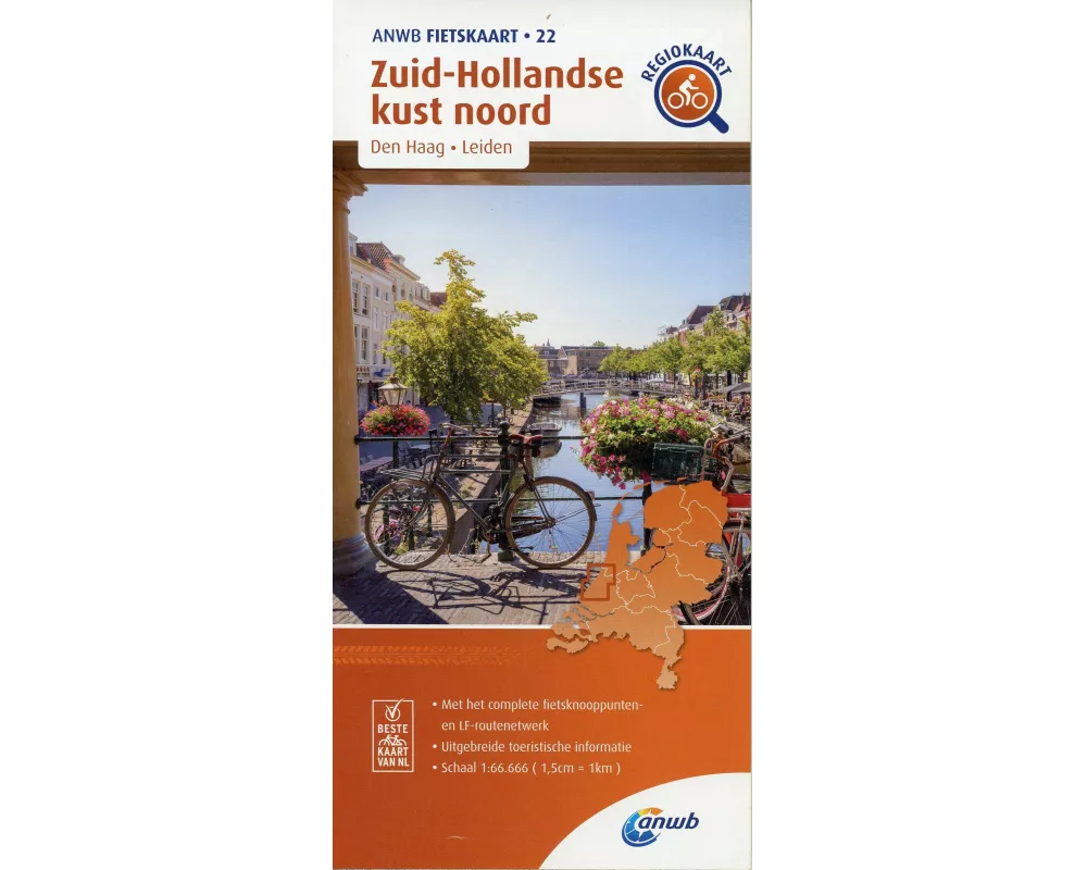 Zuid-Hollandse kust noord (Den Haag/ Leiden) 1:66 000